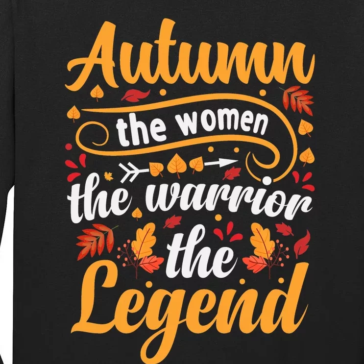 Autumn Fall Season Legend Graphic Tall Long Sleeve T-Shirt