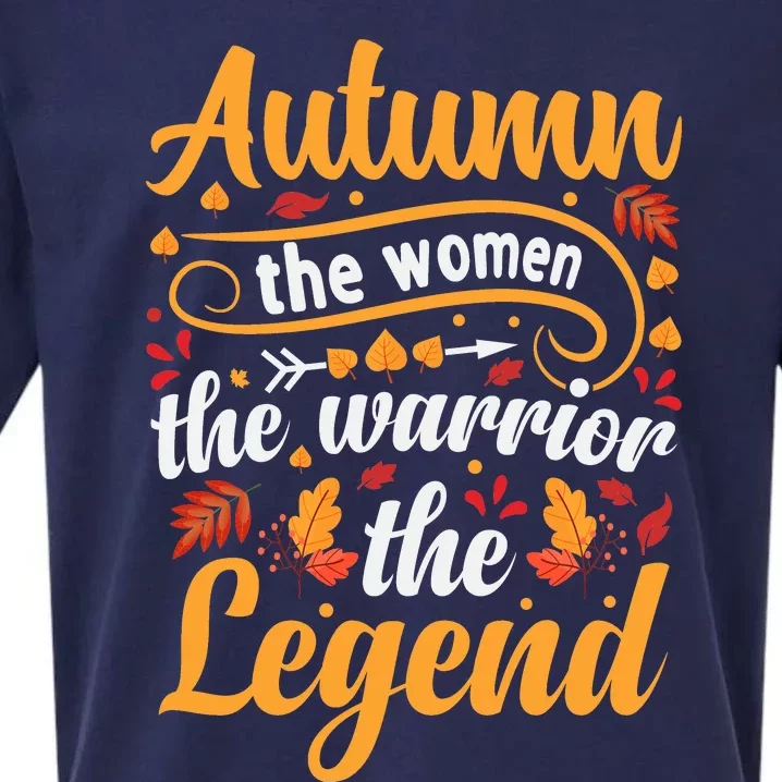 Autumn Fall Season Legend Graphic Sueded Cloud Jersey T-Shirt