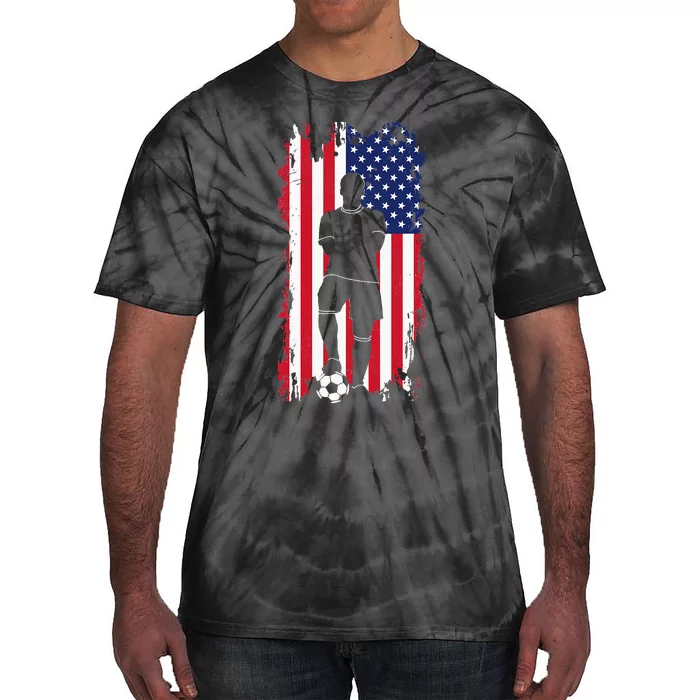 American Flag Soccer Apparel Soccer Tie-Dye T-Shirt