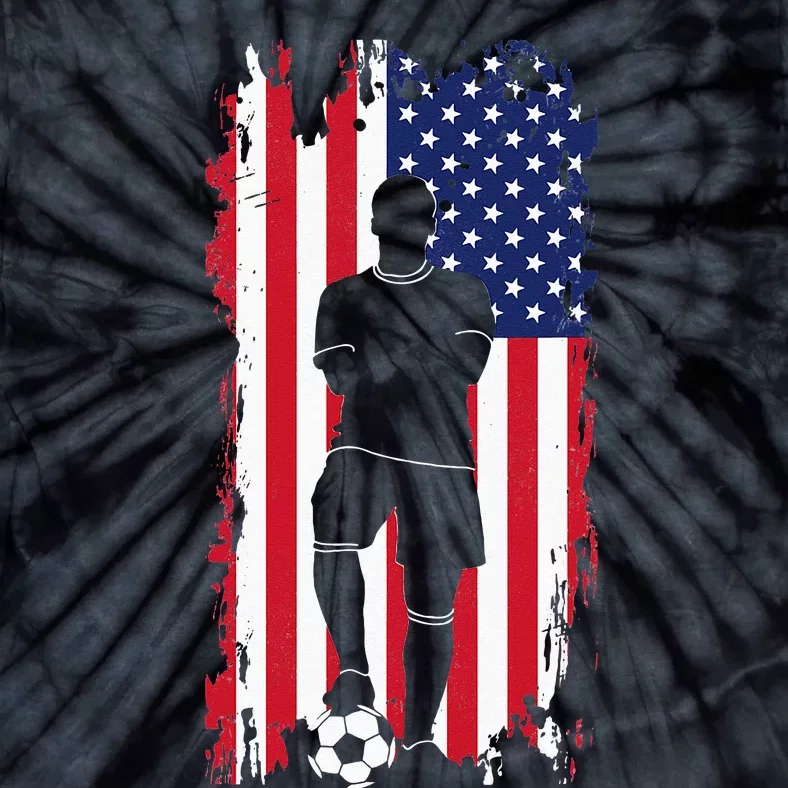 American Flag Soccer Apparel Soccer Tie-Dye T-Shirt