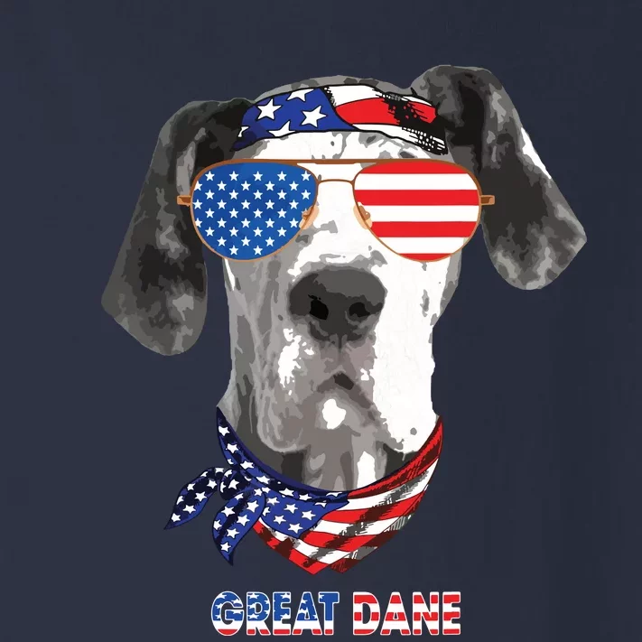 American Flag Shirts Great Dane Dog Lover Gifts Toddler Long Sleeve Shirt