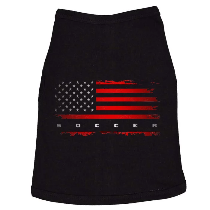 American Flag Soccer Apparel Soccer Doggie Tank