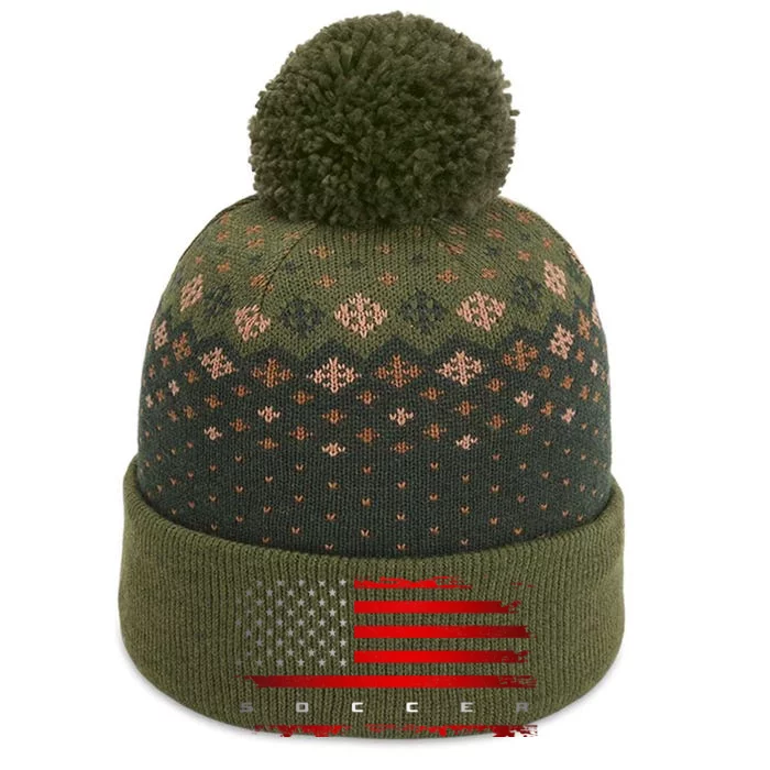 American Flag Soccer Apparel Soccer The Baniff Cuffed Pom Beanie