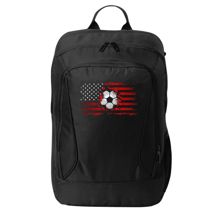 American Flag Soccer Apparel Soccer City Backpack