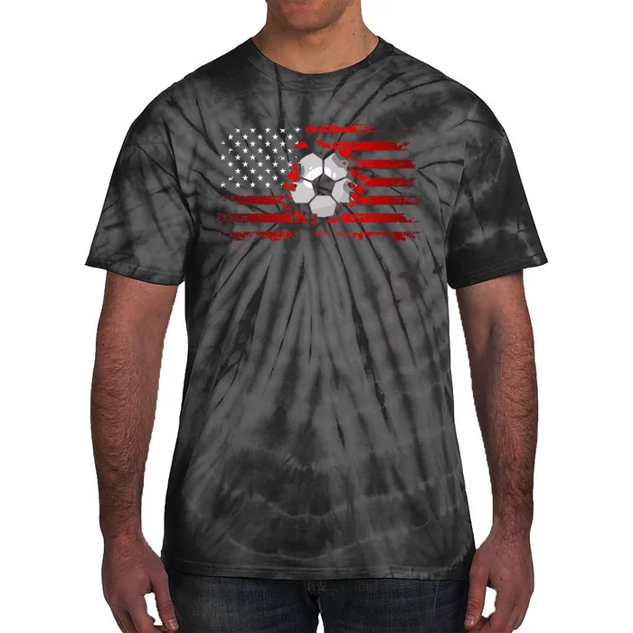 American Flag Soccer Apparel Soccer Tie-Dye T-Shirt