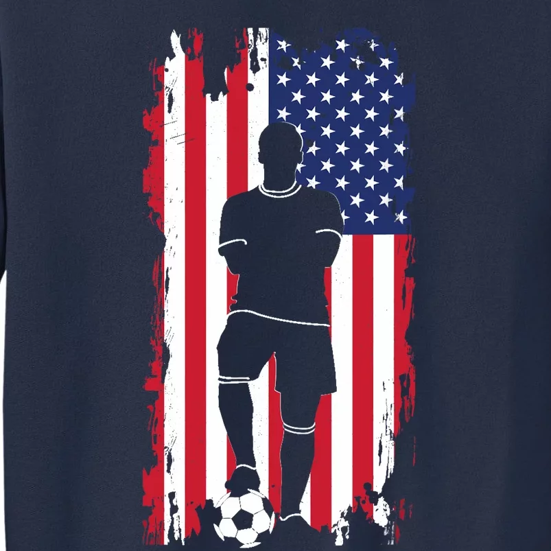 American Flag Soccer Soccer Sweatshirt