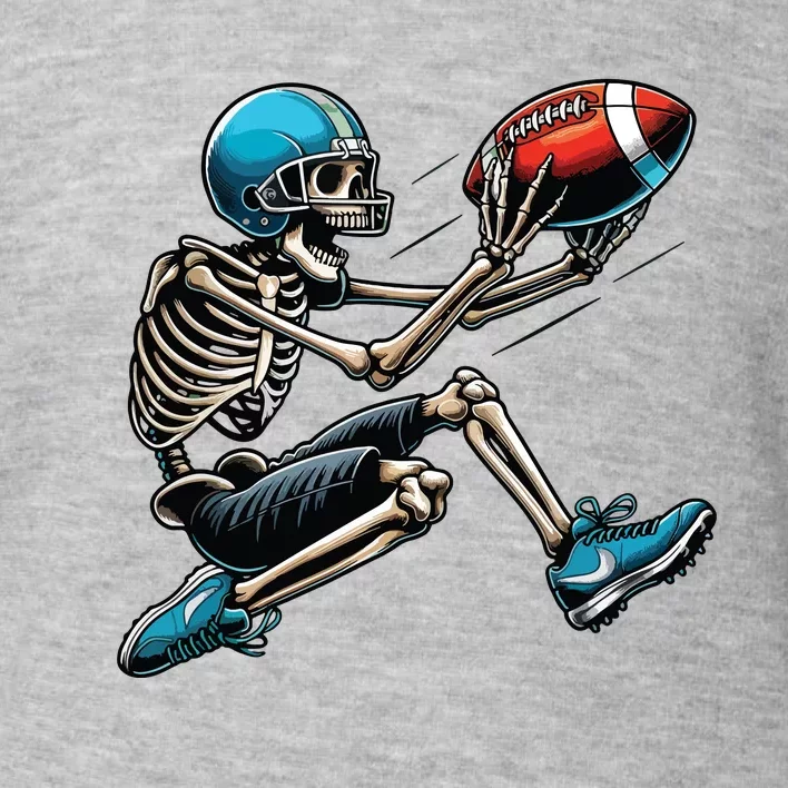 American Football Skeleton Halloween Boy Football Fan Toddler Sweatshirt