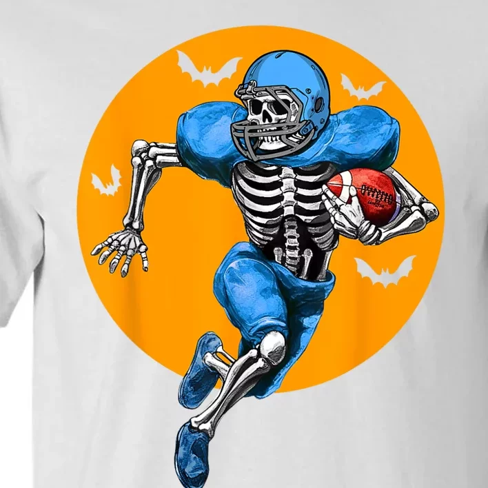 American Football Skeleton Halloween Football Fan Tall T-Shirt