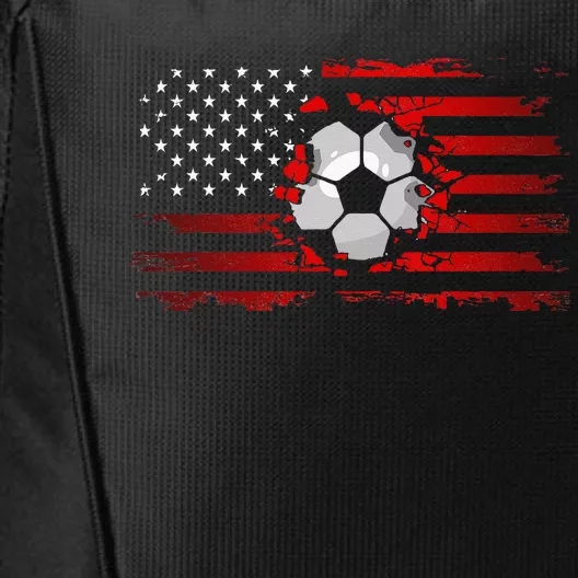 American Flag Soccer Apparel Soccer City Backpack