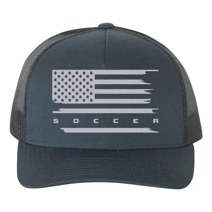 American Flag Soccer Apparel Soccer Hoodie Yupoong Adult 5-Panel Trucker Hat