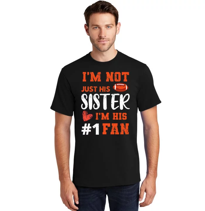 American Football Sister Football Fan Football Team Sports Tall T-Shirt