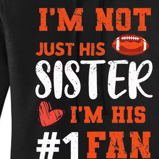 American Football Sister Football Fan Football Team Sports Women's Pullover Hoodie