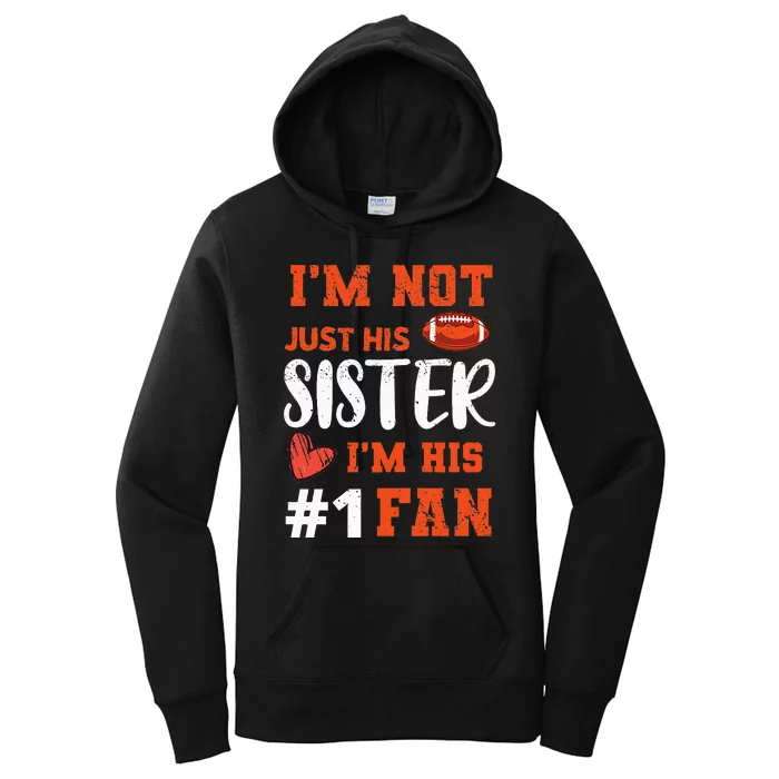 American Football Sister Football Fan Football Team Sports Women's Pullover Hoodie