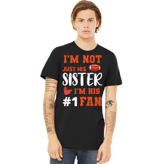 American Football Sister Football Fan Football Team Sports Premium T-Shirt