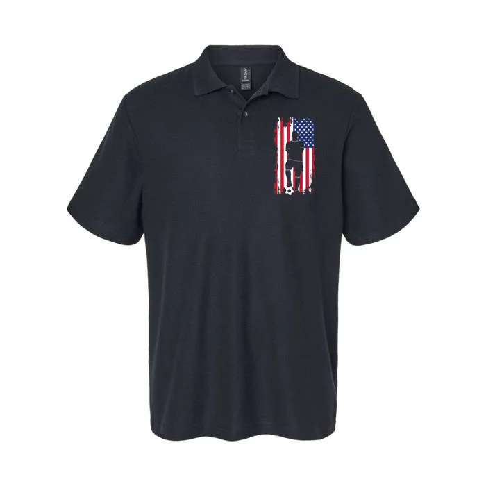 American Flag Soccer Apparel Soccer Softstyle Adult Sport Polo