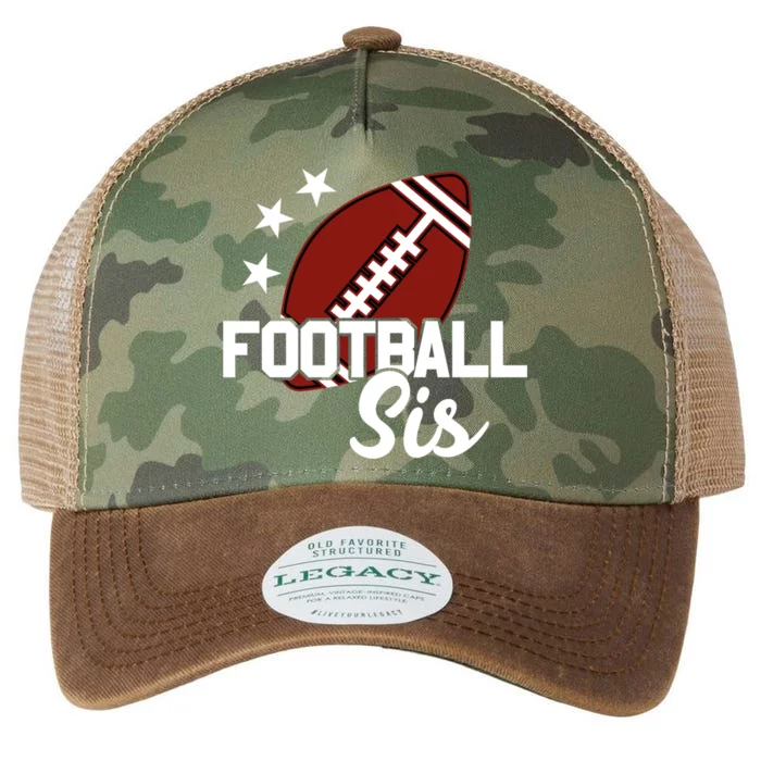 American Football Sis Gift Legacy Tie Dye Trucker Hat