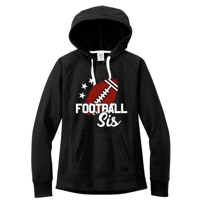 American Football Sis Gift Women's Fleece Hoodie