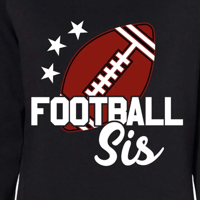 American Football Sis Gift Womens California Wash Sweatshirt