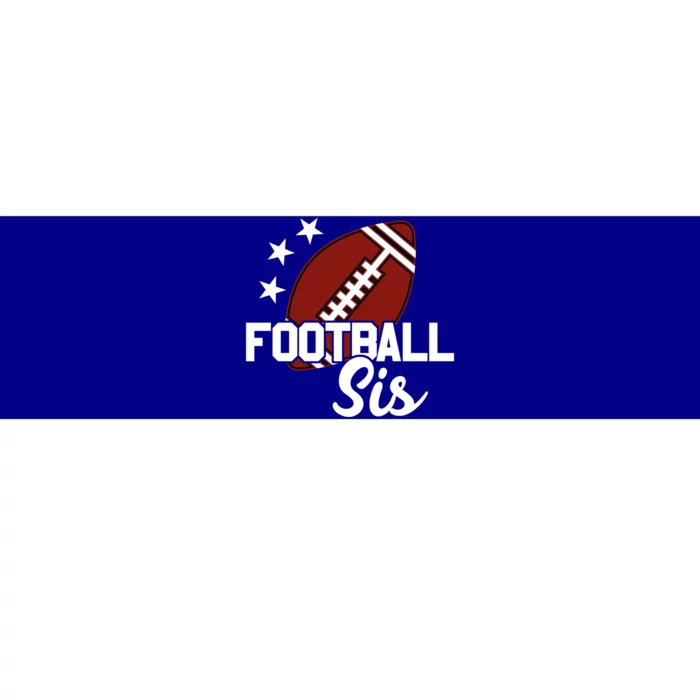 American Football Sis Gift Bumper Sticker