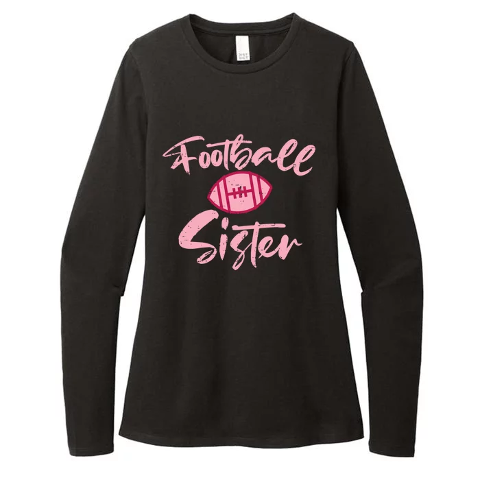 American Football Sister Family Matching Sis Gift Womens CVC Long Sleeve Shirt