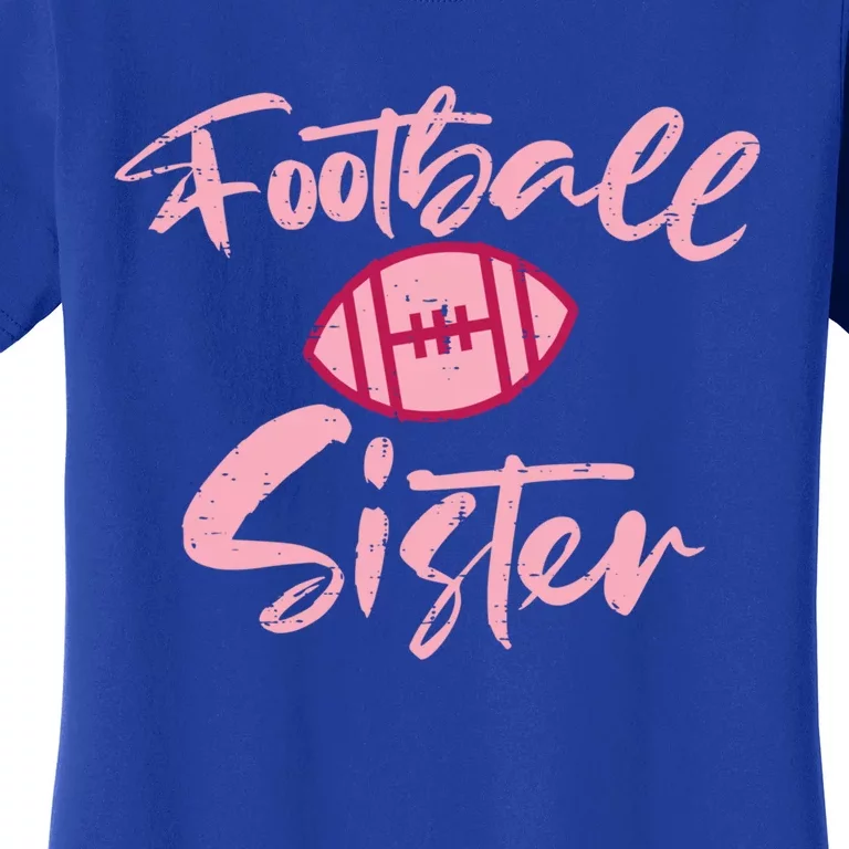 American Football Sister Family Matching Sis Gift Women's T-Shirt