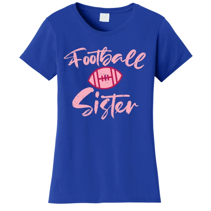 American Football Sister Family Matching Sis Gift Women's T-Shirt