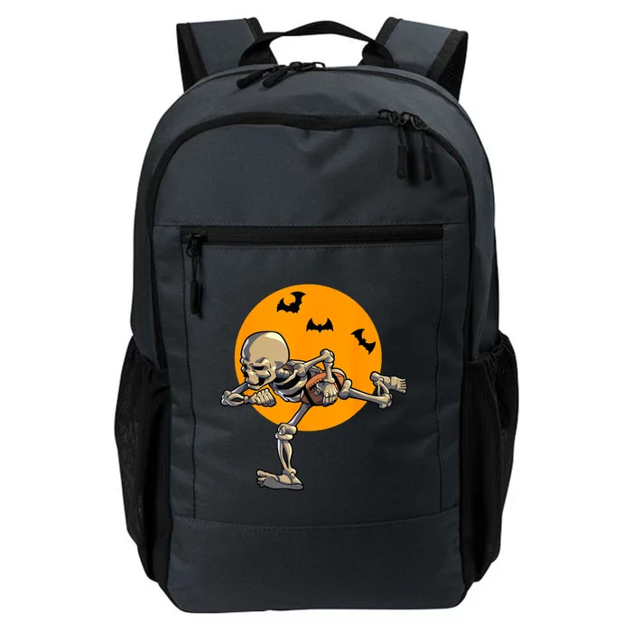 American Football Skeleton Halloween Football Fan Daily Commute Backpack