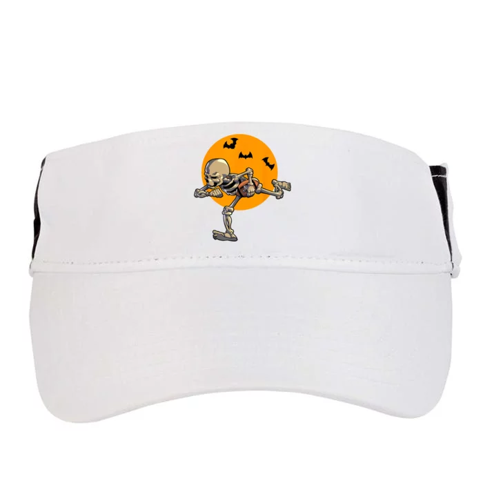 American Football Skeleton Halloween Football Fan Adult Drive Performance Visor