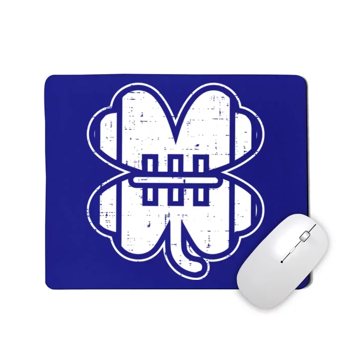 American Football Shamrock Clover St Patricks Day Sport Gift Mousepad