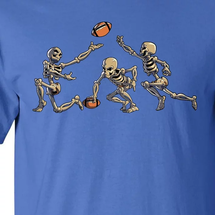 American Football Skeleton Halloween Tall T-Shirt