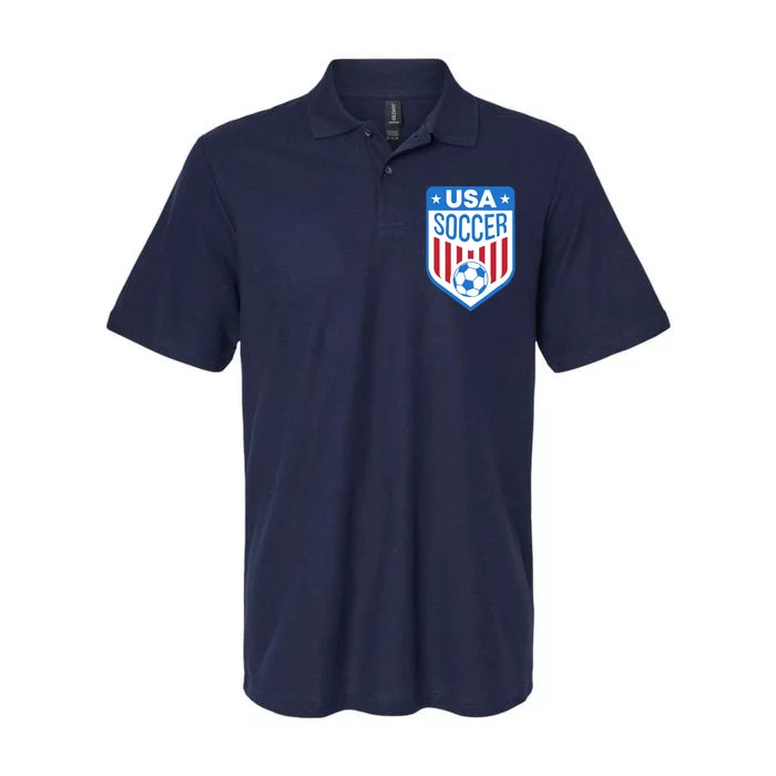 Awesome Football Soccer Lovers USA Soccer Softstyle Adult Sport Polo