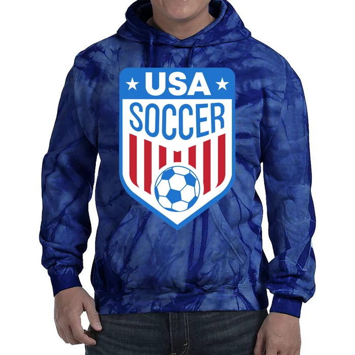 Awesome Football Soccer Lovers USA Soccer Tie Dye Hoodie