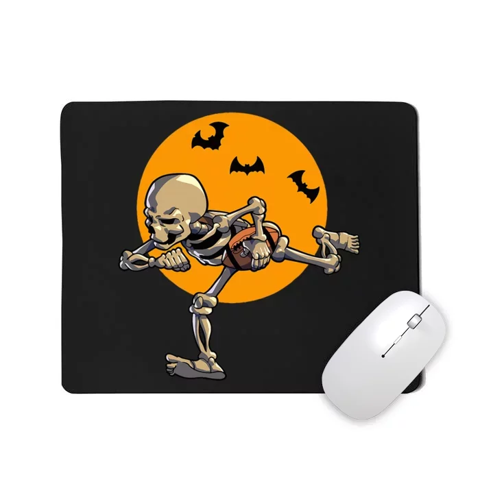 American Football Skeleton Halloween Mousepad