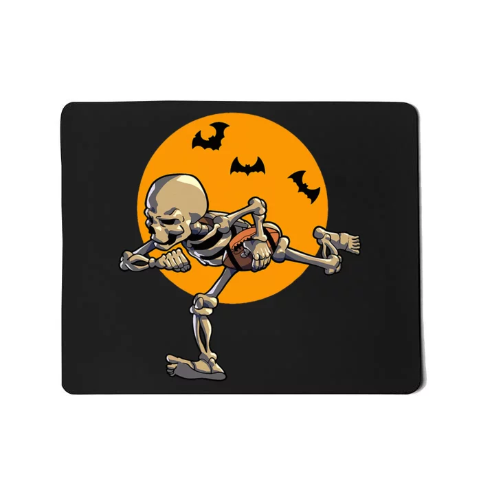 American Football Skeleton Halloween Mousepad