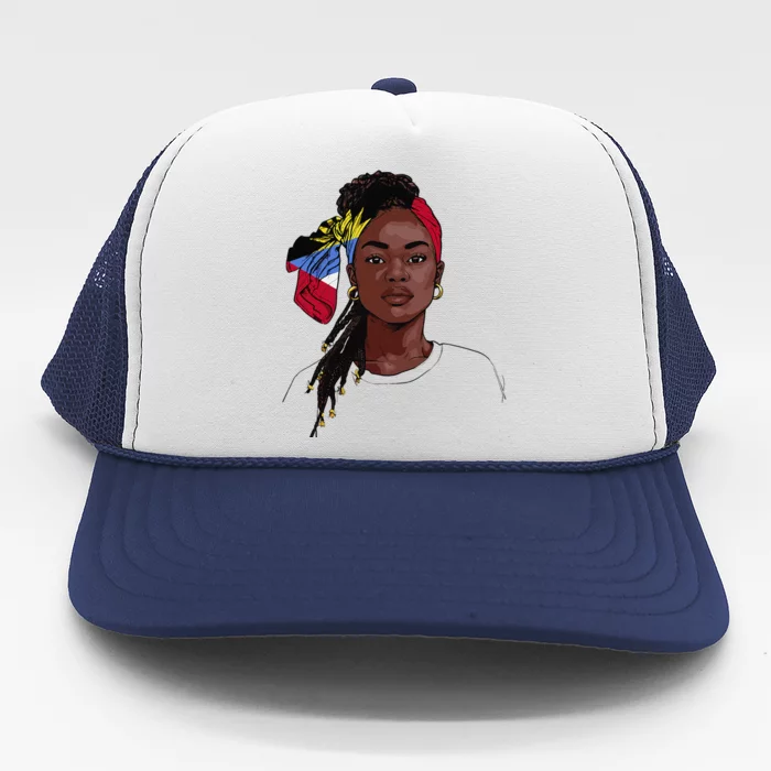 Antiguan Flag Souvenirs Products Uniform For Women Antigua Trucker Hat