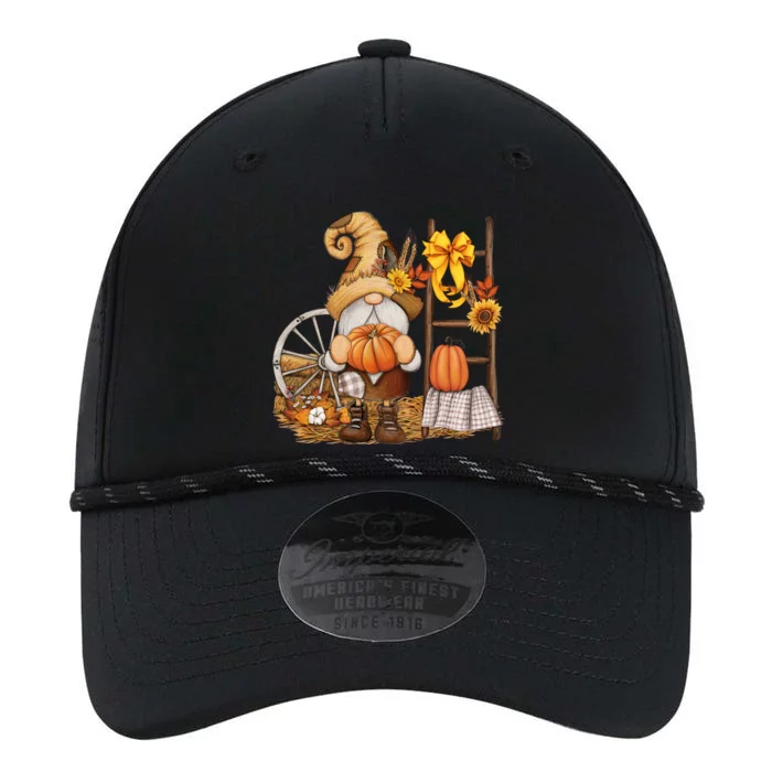 Autumn Fall Season Gnome Pumpkin Floral Performance The Dyno Cap