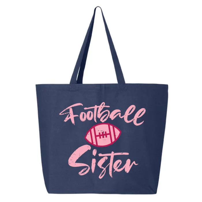 American Football Sister Family Matching Sis Cute Gift 25L Jumbo Tote