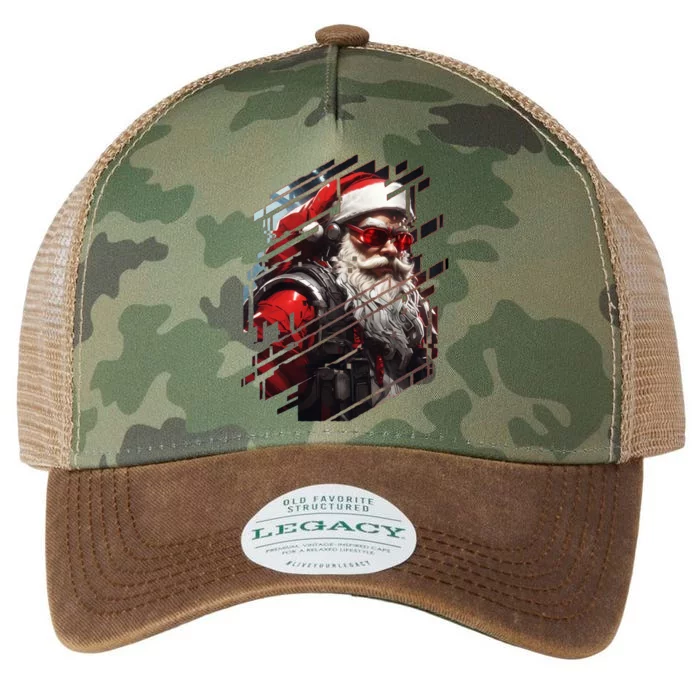 Action Filled Santa Legacy Tie Dye Trucker Hat