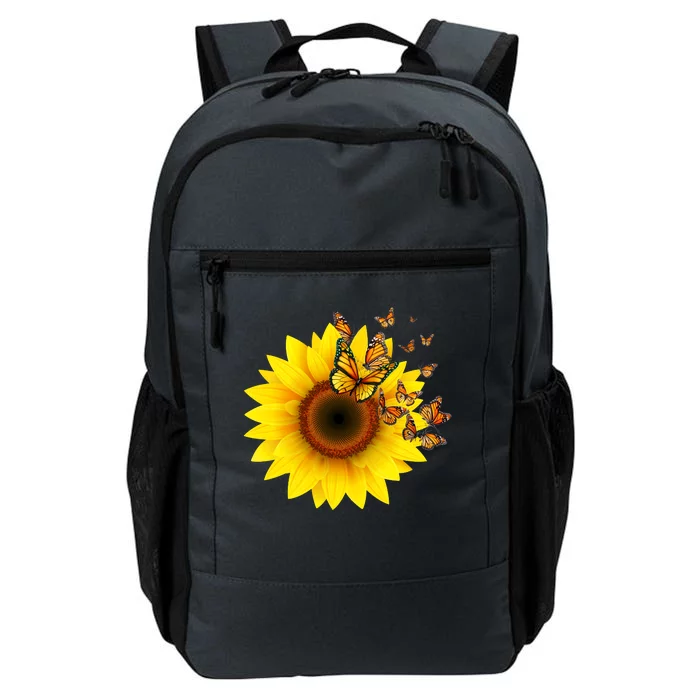 Autumn Fall Sunflower Butterflies Daily Commute Backpack