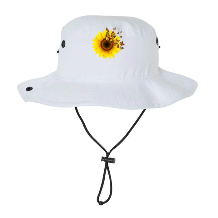 Autumn Fall Sunflower Butterflies Legacy Cool Fit Booney Bucket Hat