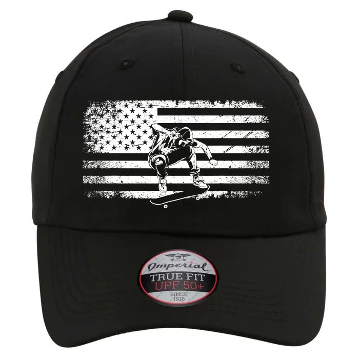 American Flag Skateboard - Skateboarder Skateboard The Original Performance Cap