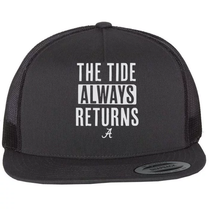 Alabama Football The Tide Always Returns Flat Bill Trucker Hat