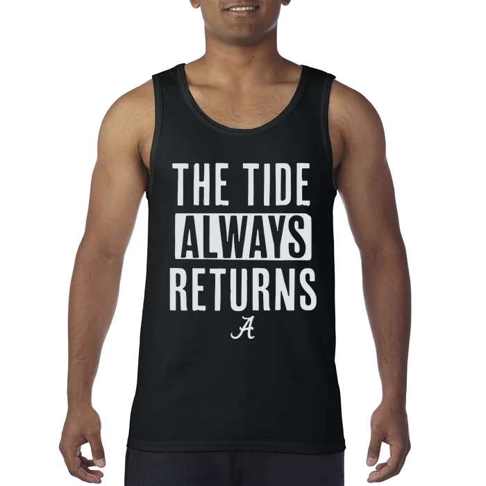 Alabama Football The Tide Always Returns Tank Top