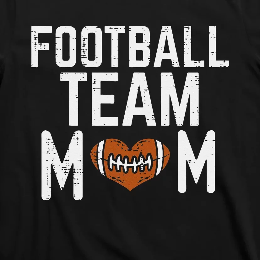 American Football Team Mom Family Matching Mommy Mama T-Shirt