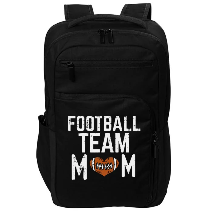 American Football Team Mom Family Matching Mommy Mama Impact Tech Backpack