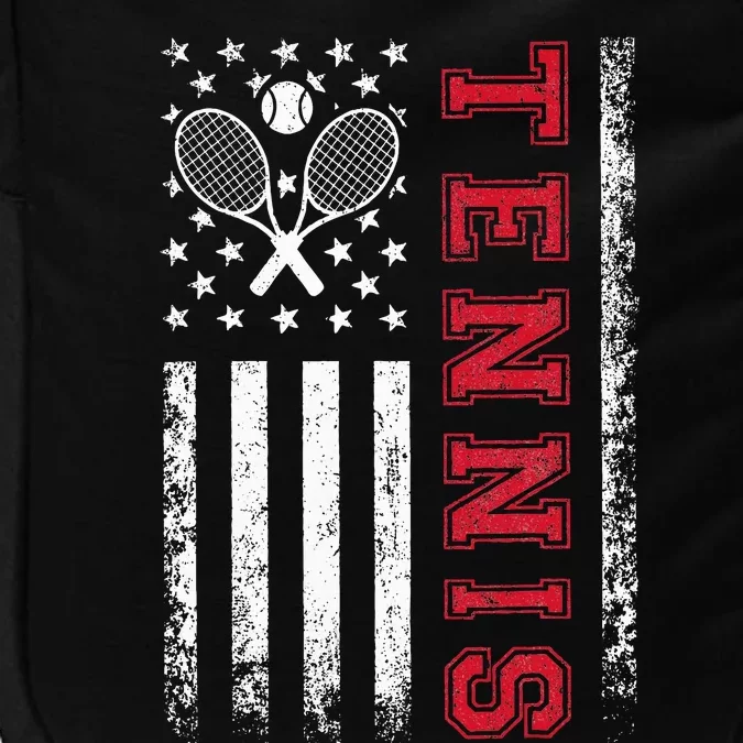 American Flag Tennis Best Gifts For Players Fans Impact Tech Backpack