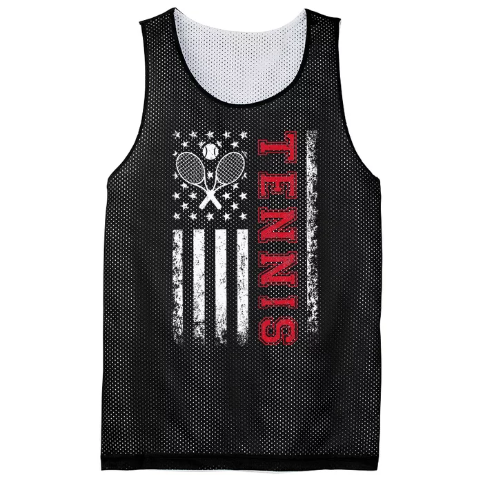 American Flag Tennis Best Gifts For Players Fans Mesh Reversible Basketball Jersey Tank