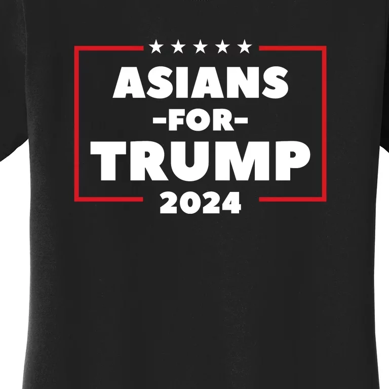 Asians For Trump 2024 Women's T-Shirt