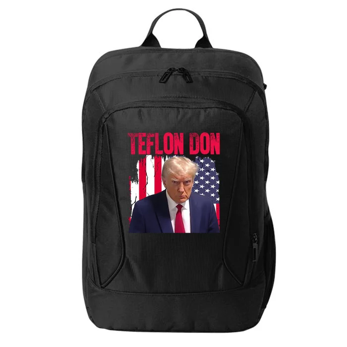 American Flag Trump Teflon Don 2024 City Backpack