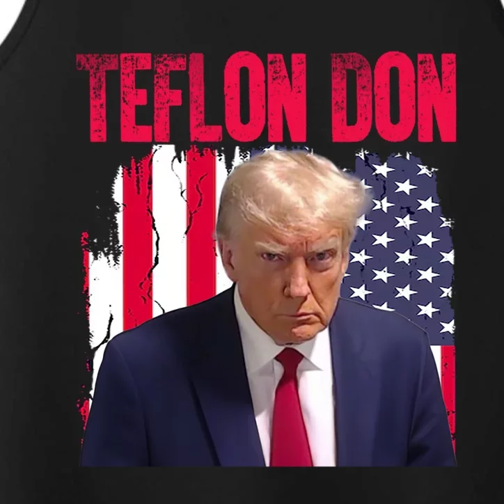 American Flag Trump Teflon Don 2024 Performance Tank